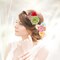 210 Pcs Mini Silk Flower Heads Small Fake Rose Daisy Faux Flowers (Bright Colors Mixed) 8"D x 4"W x 5"H